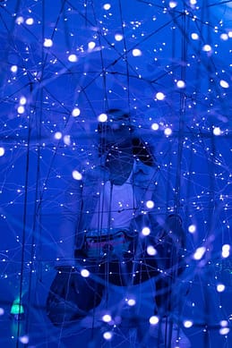 Photo by Brian Asare lighted white string lights